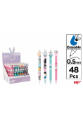 Długopis ścieralny 0,5mm pieski kotki (48szt)