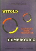 Witold Gombrowicz Aforyzmy Myśli Sentencje