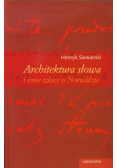 Architektura słowa i inne szkice o Norwidzie