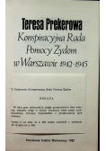 Konspiracyjna Rada Pomocy Żydom w Warszawie 1942 1945