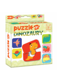 Puzzle Dinozaury 2+