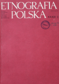 Etnografia Polska XXXII zeszyt 2