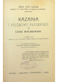 Kazania i przemowy pasterskie do ludu wiejskiego 1905 r.