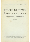 Polski słownik Biograficzny Tom V reprint z 1939 - 1946 r.