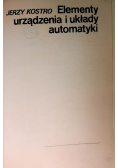 Elementy urządzenia i układy automatyki