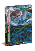 Świecące puzzle Kraina lodu