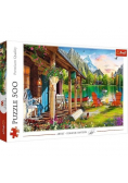 Puzzle 500 Domek w górach TREFL