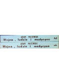 Wojna ludzie i medycyna Tom I i II