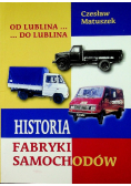 Historia fabryki samochodów