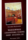 Warszawskie czasopisma uczone doby Augusta III