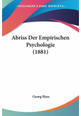 Abriss Der Empirischen Psychologie (1881)
