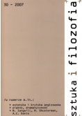 Sztuka i filozofia nr 30