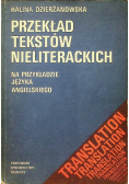 Przekład Tekstów Nieliterackich na przykładzie języka angielskiego