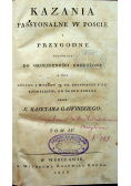 Kazania passyonalne w Polsce i przygodne tom IV 1826 r.