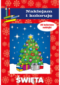 Święta Naklejam i koloruję