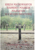 Księga pochowanych żołnierzy polskich poległych w II wojnie Tom I N - Z