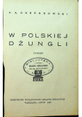 W polskiej dżungli 1935