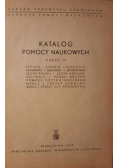 Katalog Pomocy Naukowych Część  II