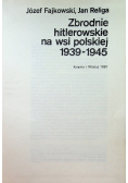 Zbrodnie hitlerowskie na wsi polskiej 1939 1945