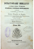 Dykcyonarz Biblijny z ksiąg Pisma Świętego Starego i Nowego Testamentu 2 tomy 1845 r.