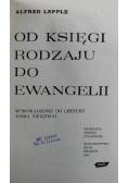 Od Księgi Rodzaju do Ewangelii