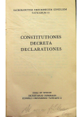 Constitutiones decreta declarationes