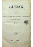 Kalendarz wydawany przez Obserwatoryum Astronomiczne Warszawskie 1857 r.