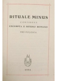 Rituale minus