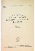 Historia o chwalebnym Zmartwychwstaniu Pańskim