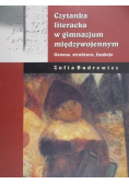 Czytanka literacka w gimnazjum międzywojennym