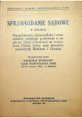 Sprawozdanie sądowe 1945 r