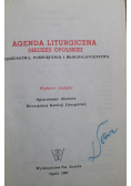Agenda liturgiczna diecezji opolskiej