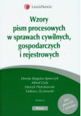 Wzory pism procesowych w sprawach cywilnych, gospodarczych i rejestrowych z płytą CD