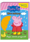 Świnka Peppa Pig Pepa Książka Figurki Mata Zabawki