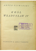 Król Władysław IV 1925 r