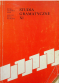 Studia gramatyczne XI