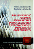 Rachunkowość fundacji stowarzyszeń i innych jednostek nieprowadzacych działalności gospodarczej