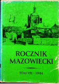 Rocznik mazowiecki Tom VIII