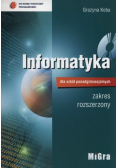 Informatyka dla szkół ponadgimnazjalnych Podręcznik Zakres rozszerzony