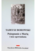 Pożegnanie z Marią i inne opowiadania