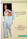 Tazbir Prace wybrane Tom V Szkice o literaturze i sztuce
