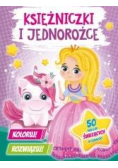 Księżniczki i jednorożce. Koloruj! Rozwiązuj! 50 naklejek świecących w ciemności.