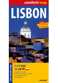 Lisbon laminowany plan miasta 1:17 500