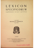 Lexicon specificorum współczesnej terapii polskiej, 1949 r.