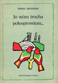 Jo wóm trocha połosprowiom...