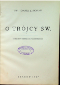 O Trójcy Św 1927 r