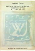 Migracja ludności niemieckiej z Dolnego Śląska w latach 1944 1947