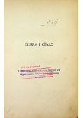 Dusza i ciało 1912 r.