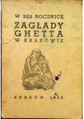 W 3 cią rocznicę zagłady ghetta w Krakowie 1946 r.