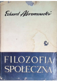 Filozofia Społeczna